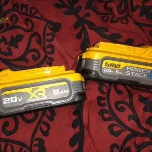 20V XR 5Ah Yellow Lithium-Ion Power Tool Battery